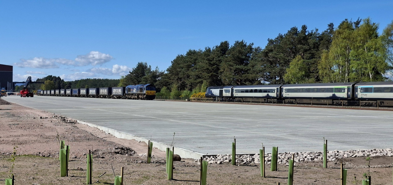An HST passes